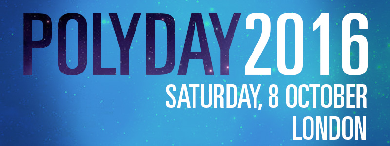Polyday 2016 logo, Saturday 8th October 2016, London